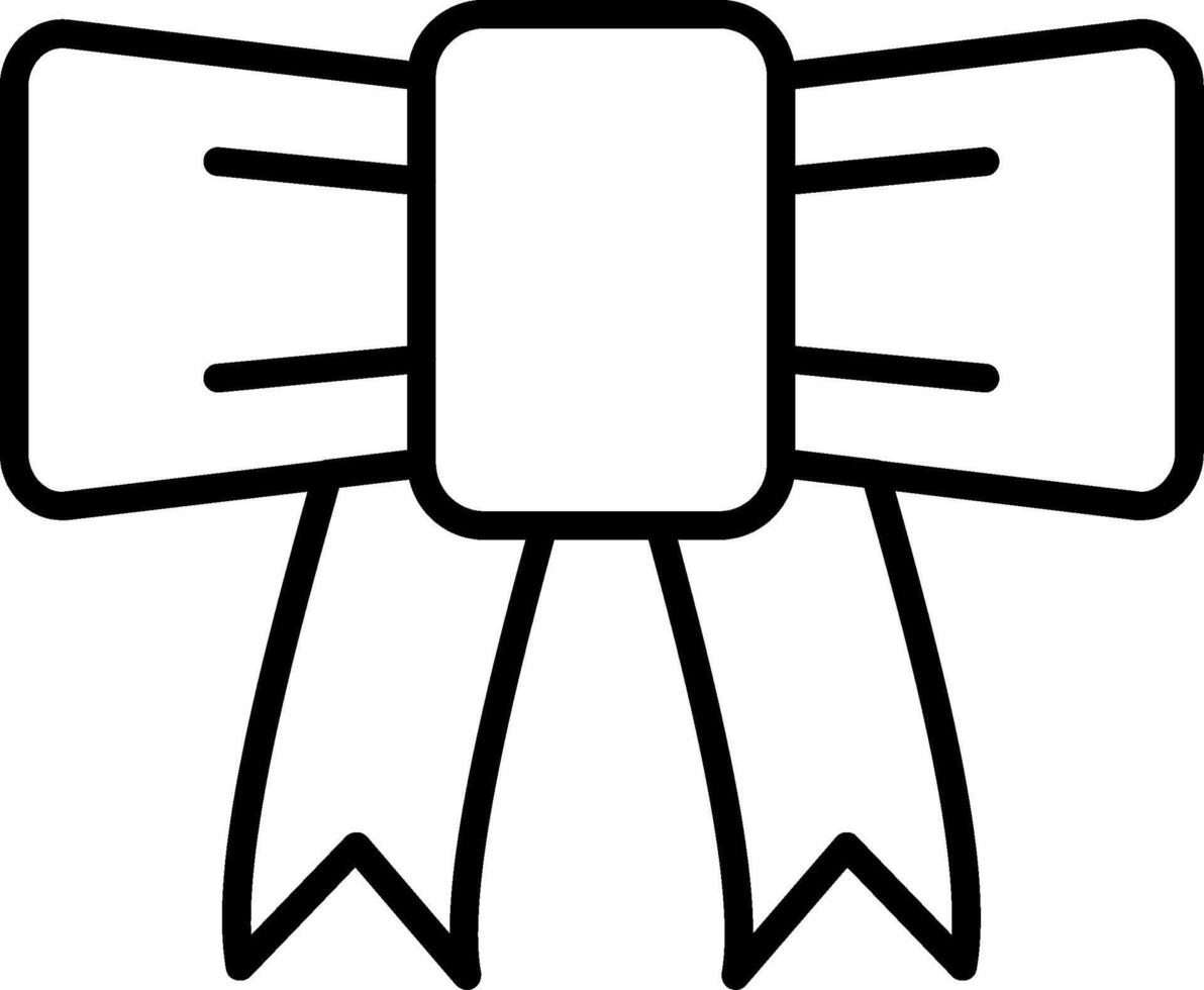 Bow Line Icon vector