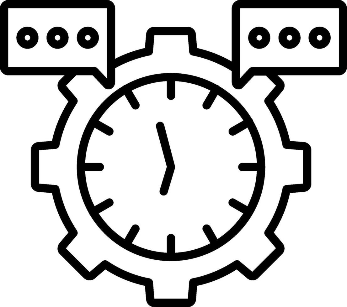 Comment Line Icon vector