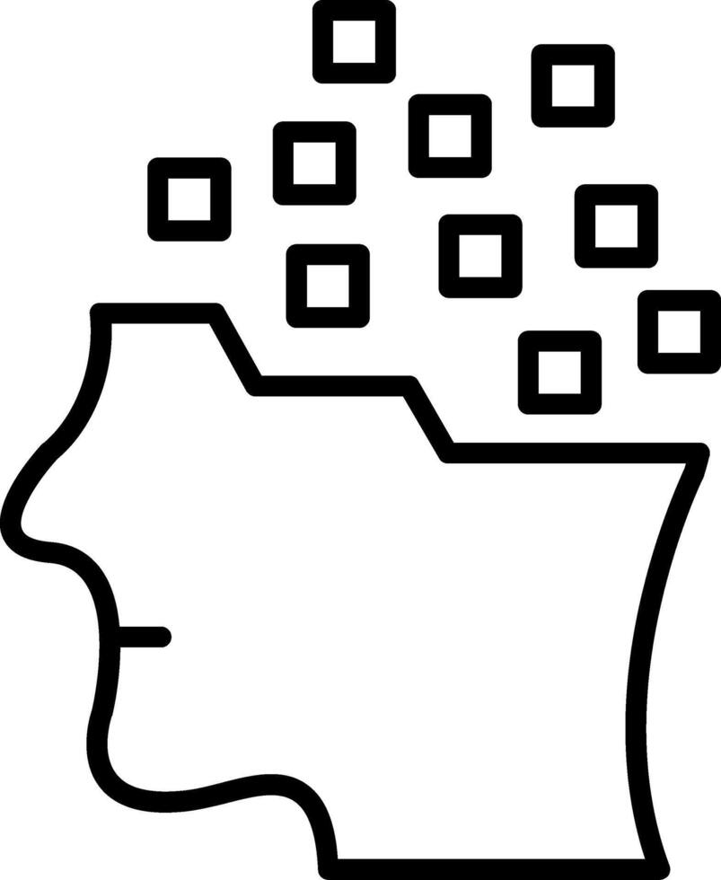 Transformation Line Icon vector