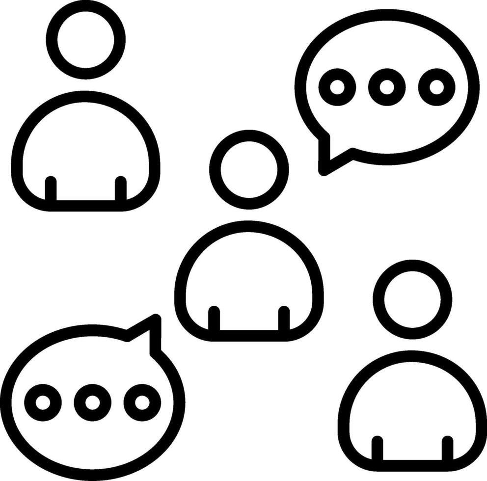 Network Communication Line Icon vector