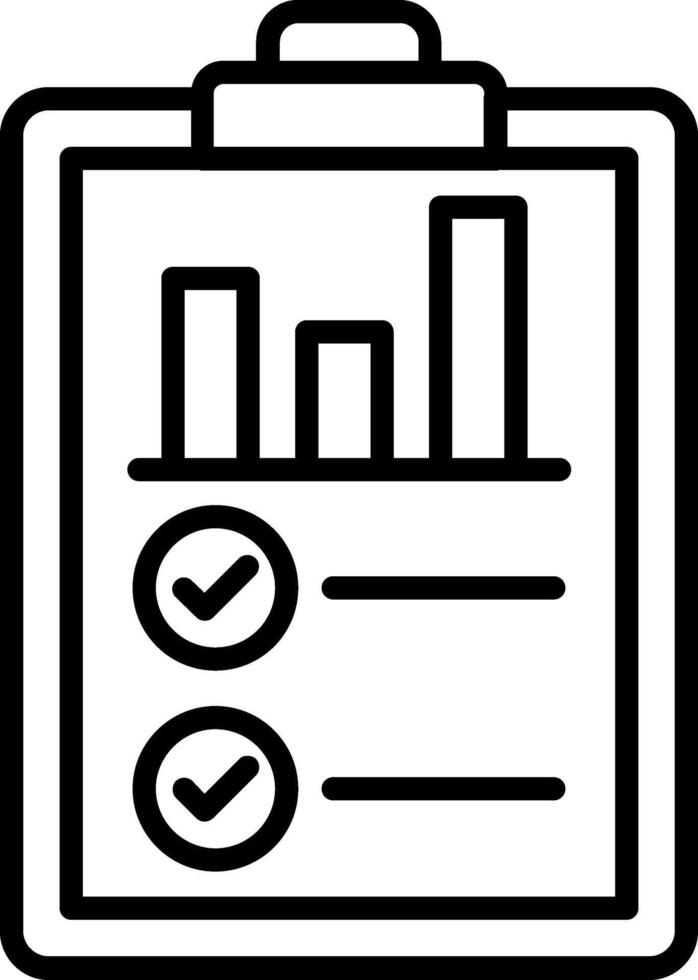 Quota Line Icon vector