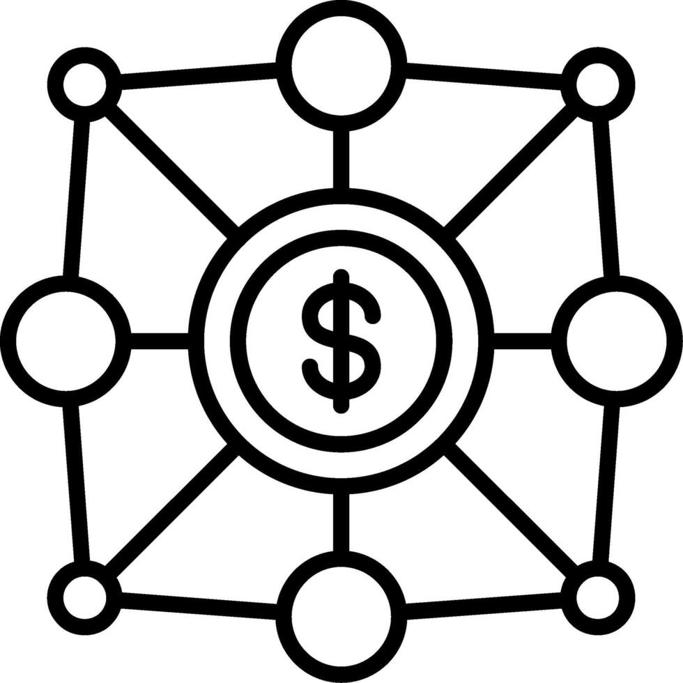 Money Line Icon vector