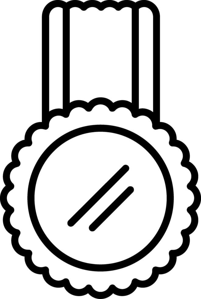 Medal Line Icon vector