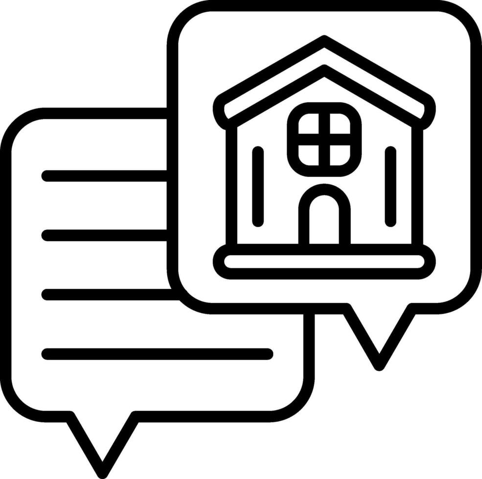 Faq Line Icon vector
