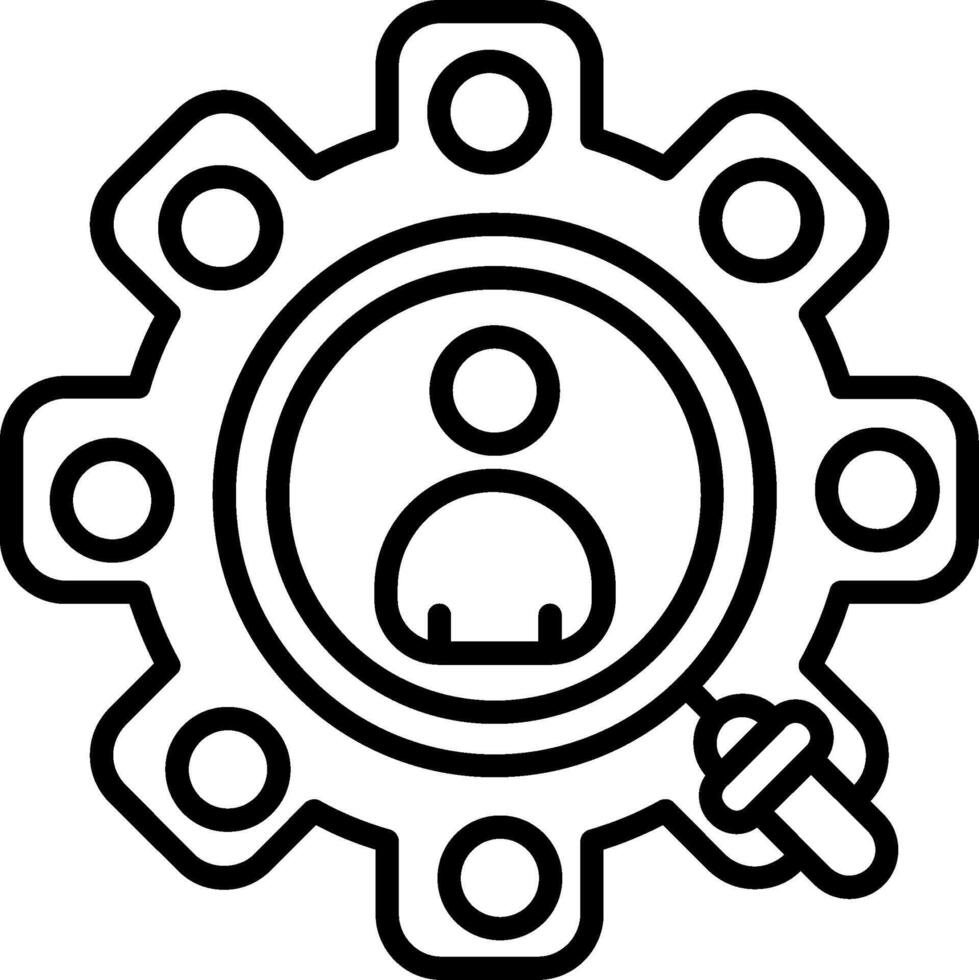 Correction Line Icon vector