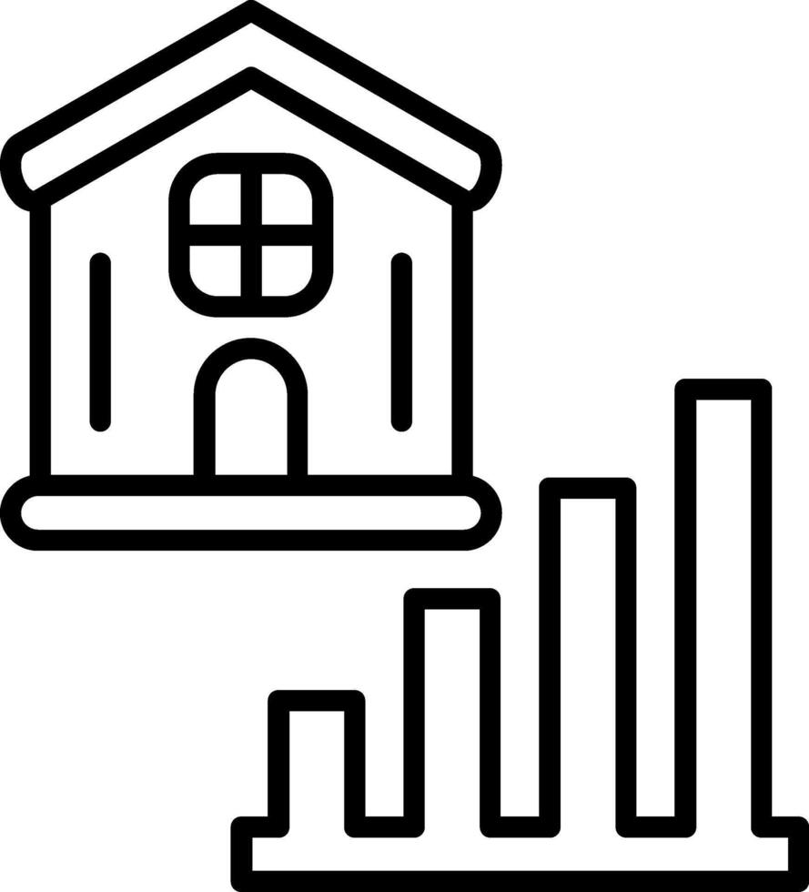 Growth Line Icon vector