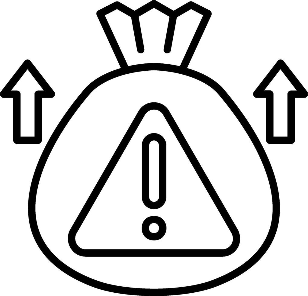 Tolerance Line Icon vector