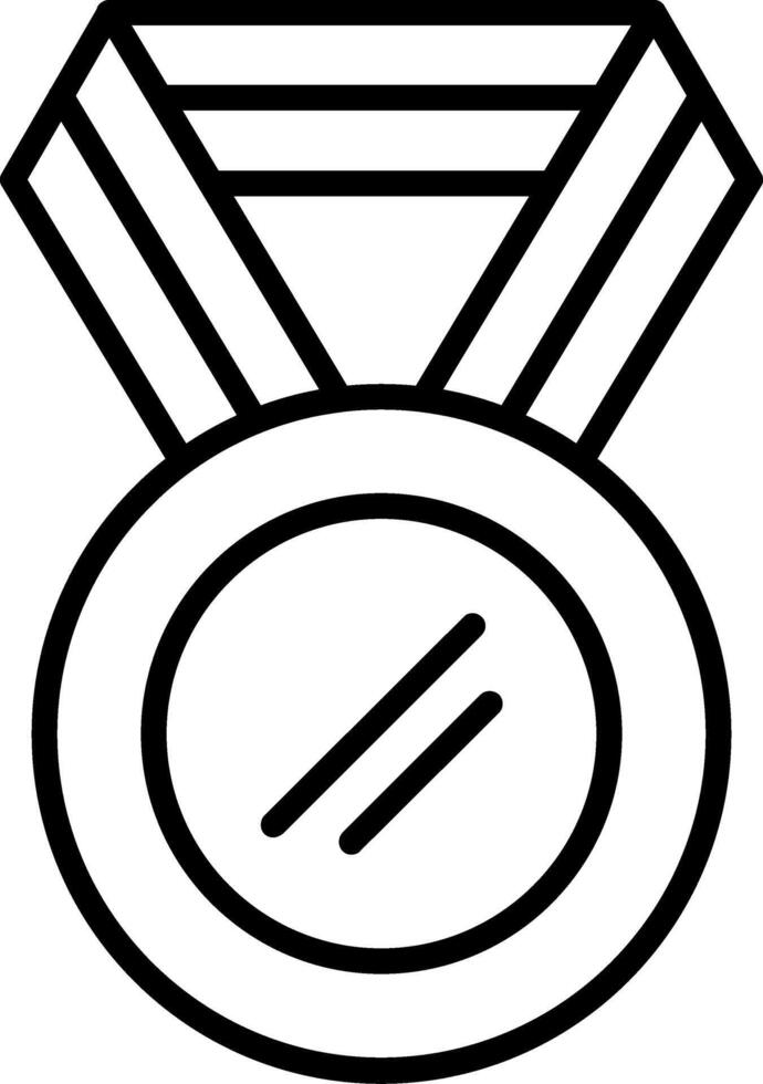 Medal Line Icon vector
