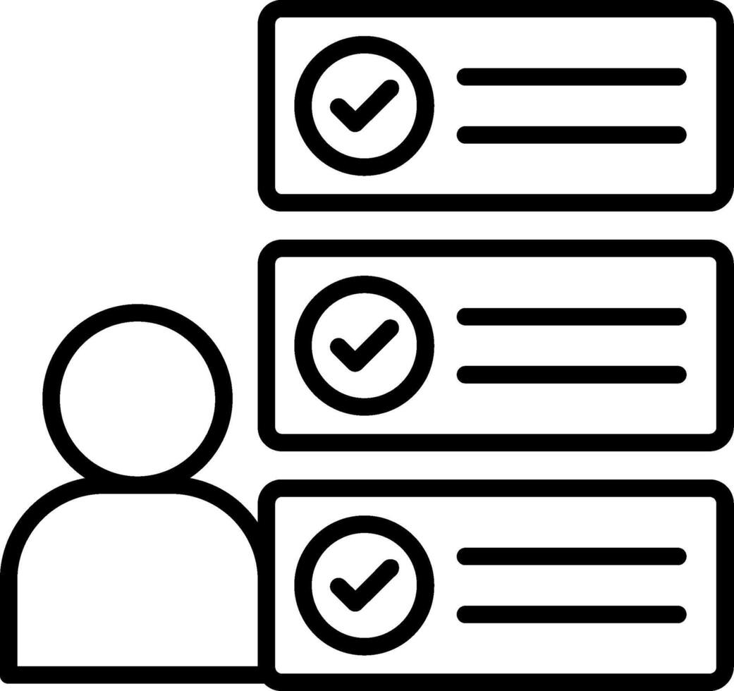 Follow Up Line Icon vector