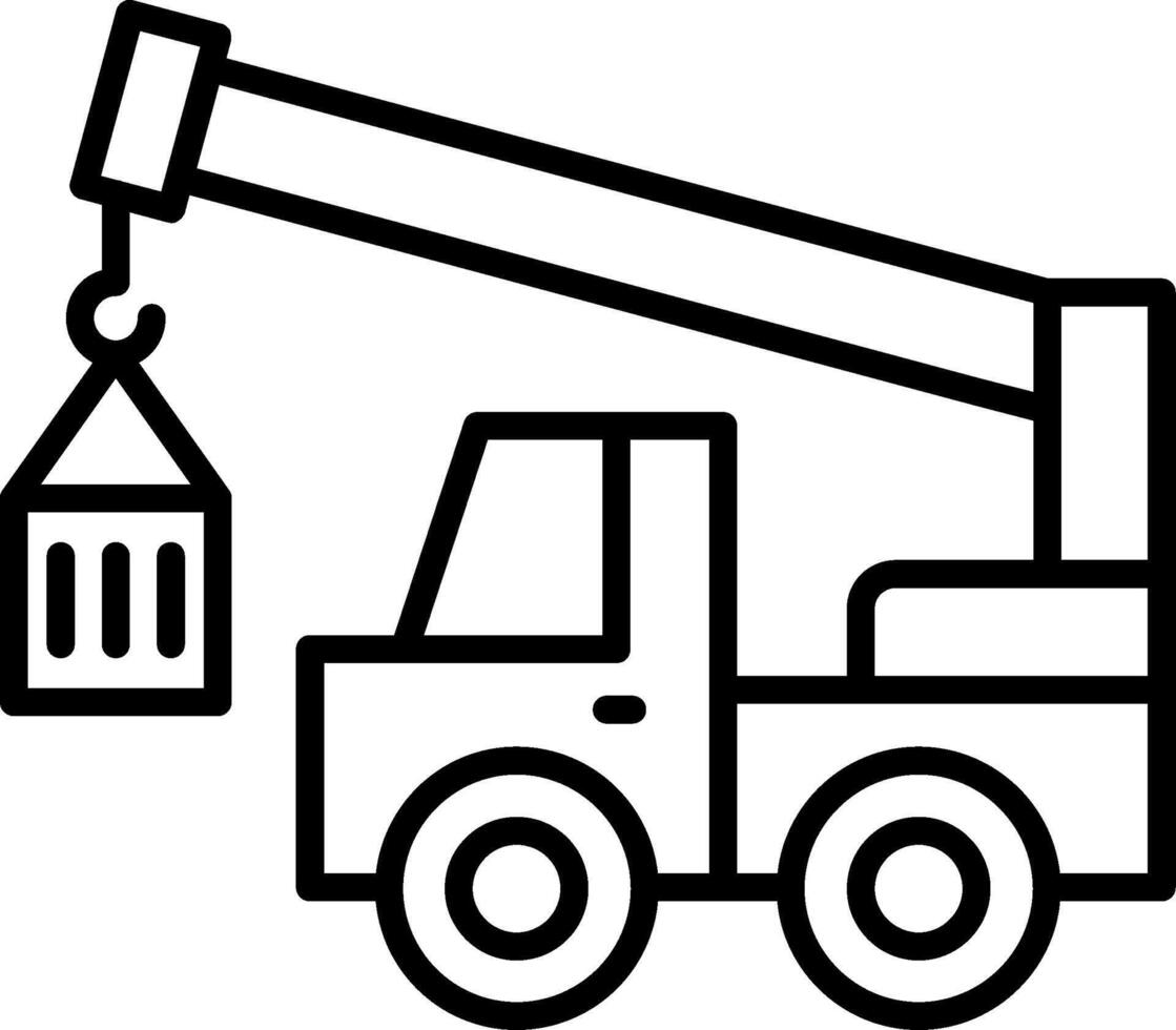 Stacker Line Icon vector