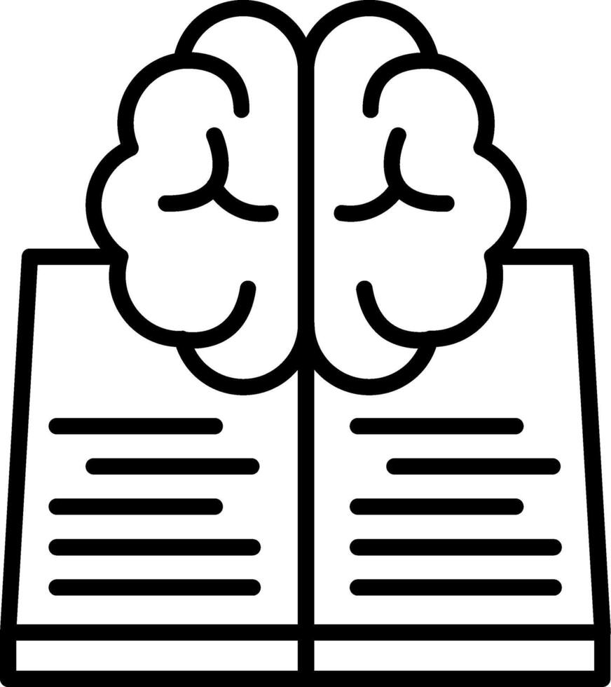 Learning Line Icon vector