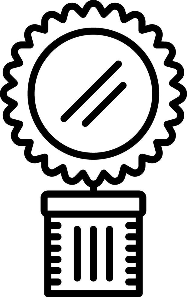 Medal Line Icon vector