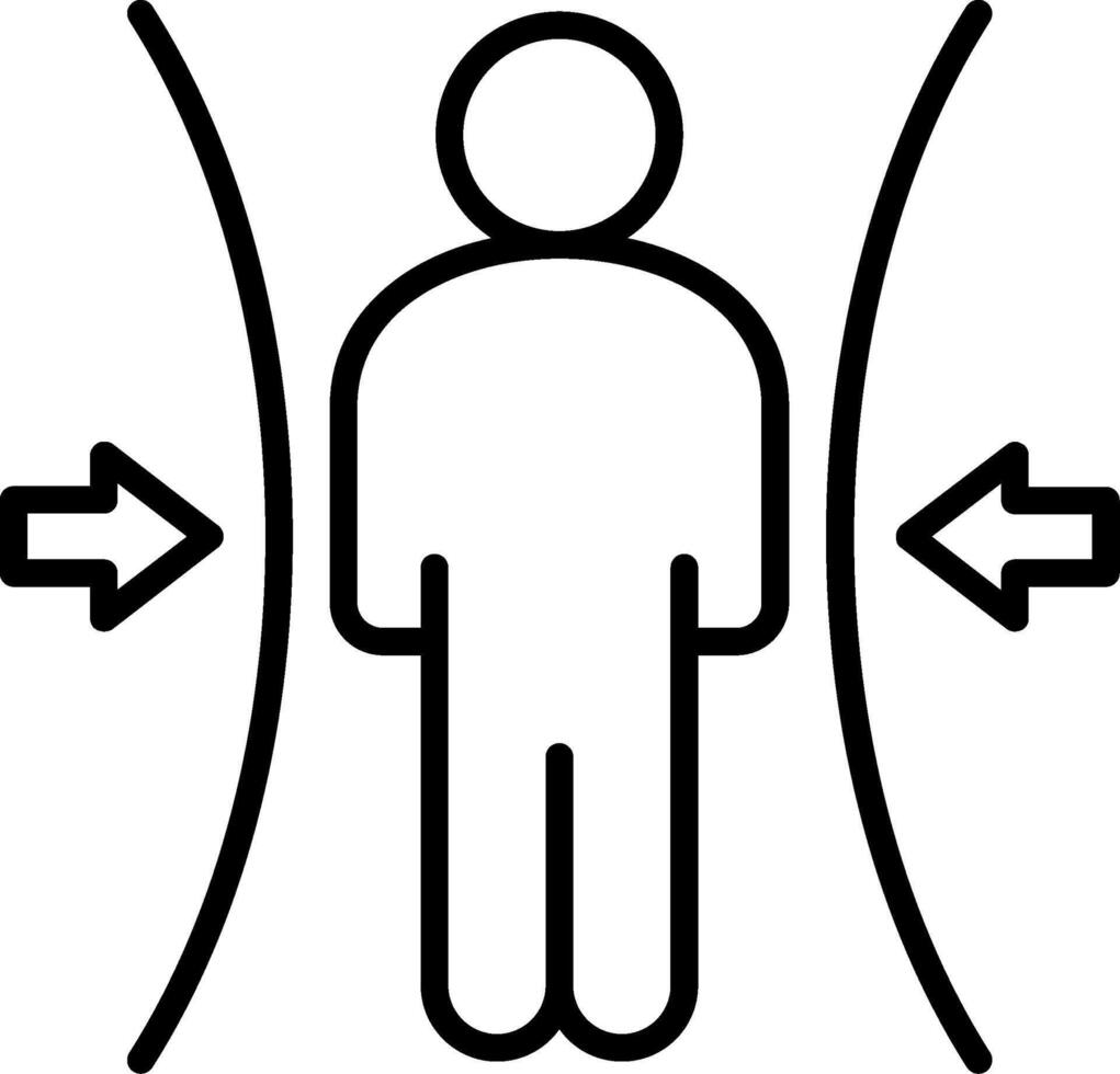 Resilience Line Icon vector
