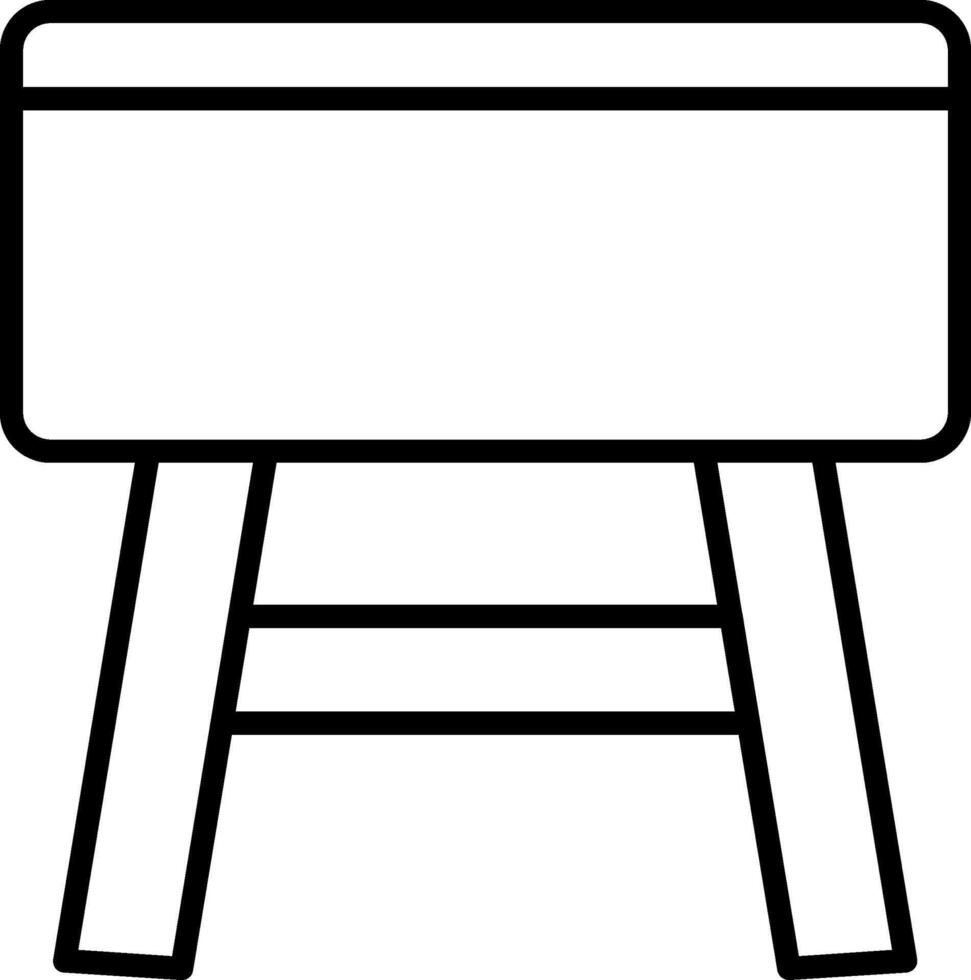 Chair Line Icon vector
