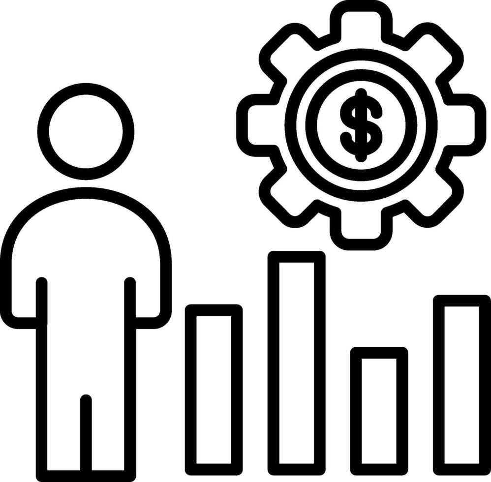 Consumer Line Icon vector