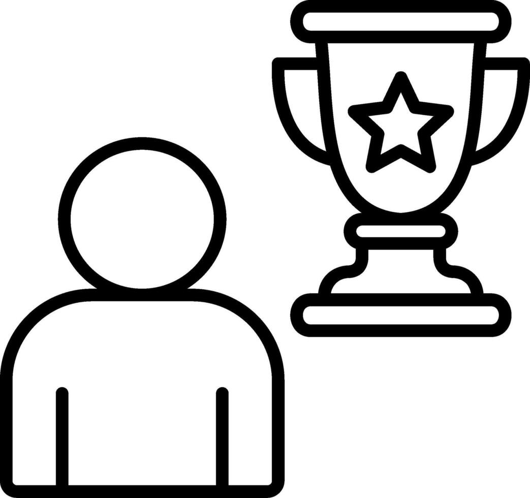 Success Line Icon vector