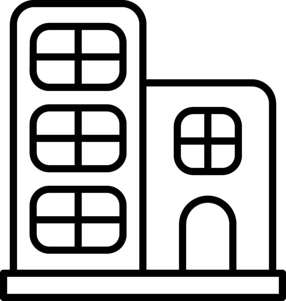 Property Line Icon vector
