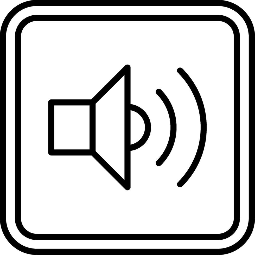 Sound Line Icon vector