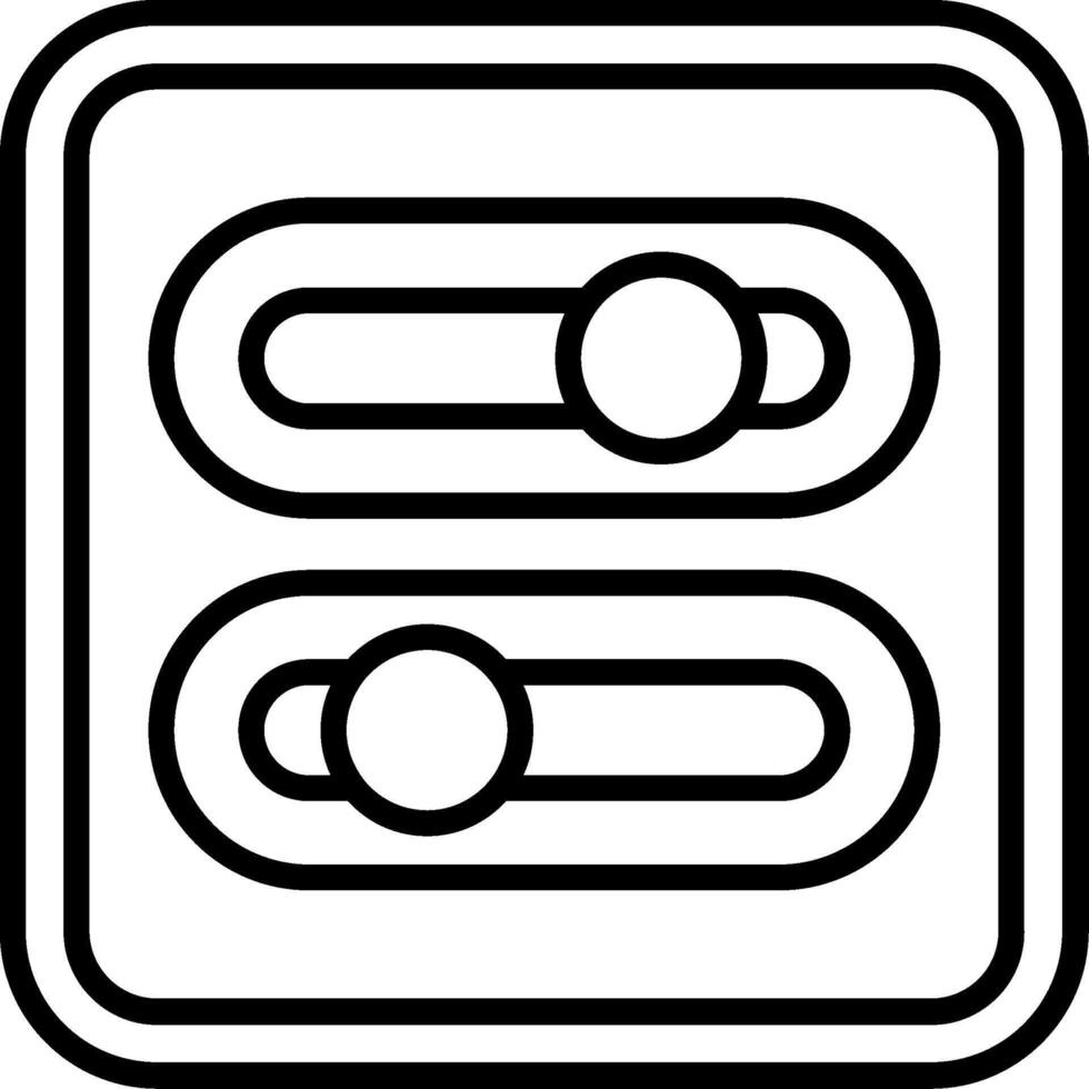 Switch Line Icon vector