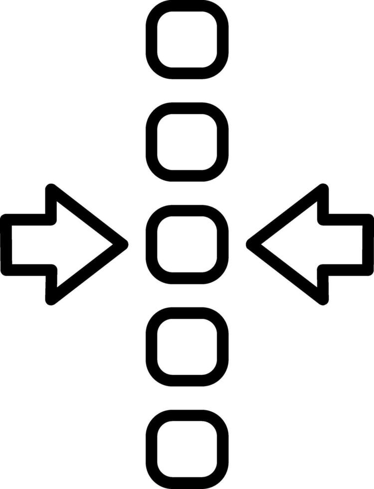 Alignment Line Icon vector