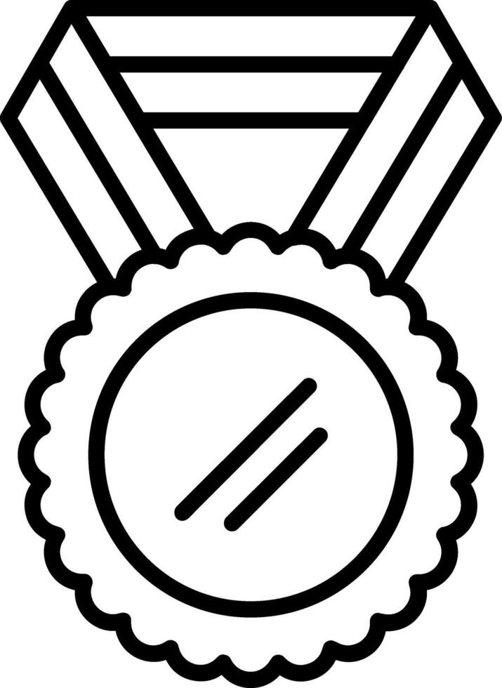 Medal Line Icon vector