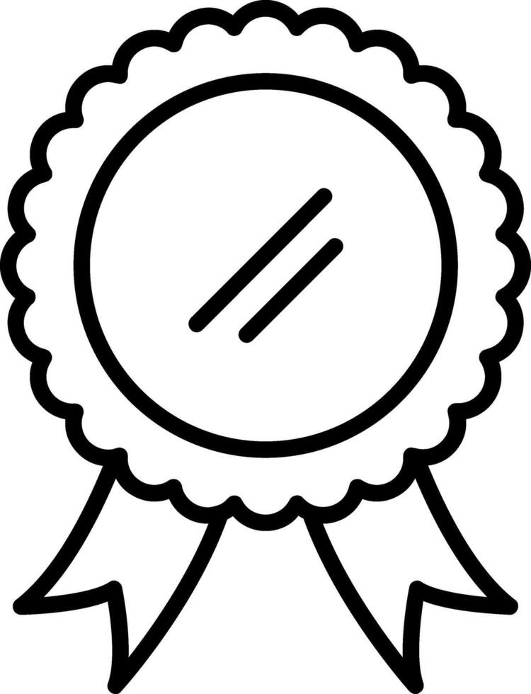 Medal Line Icon vector