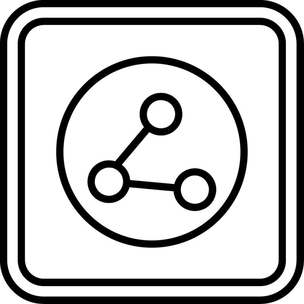 Share Line Icon vector