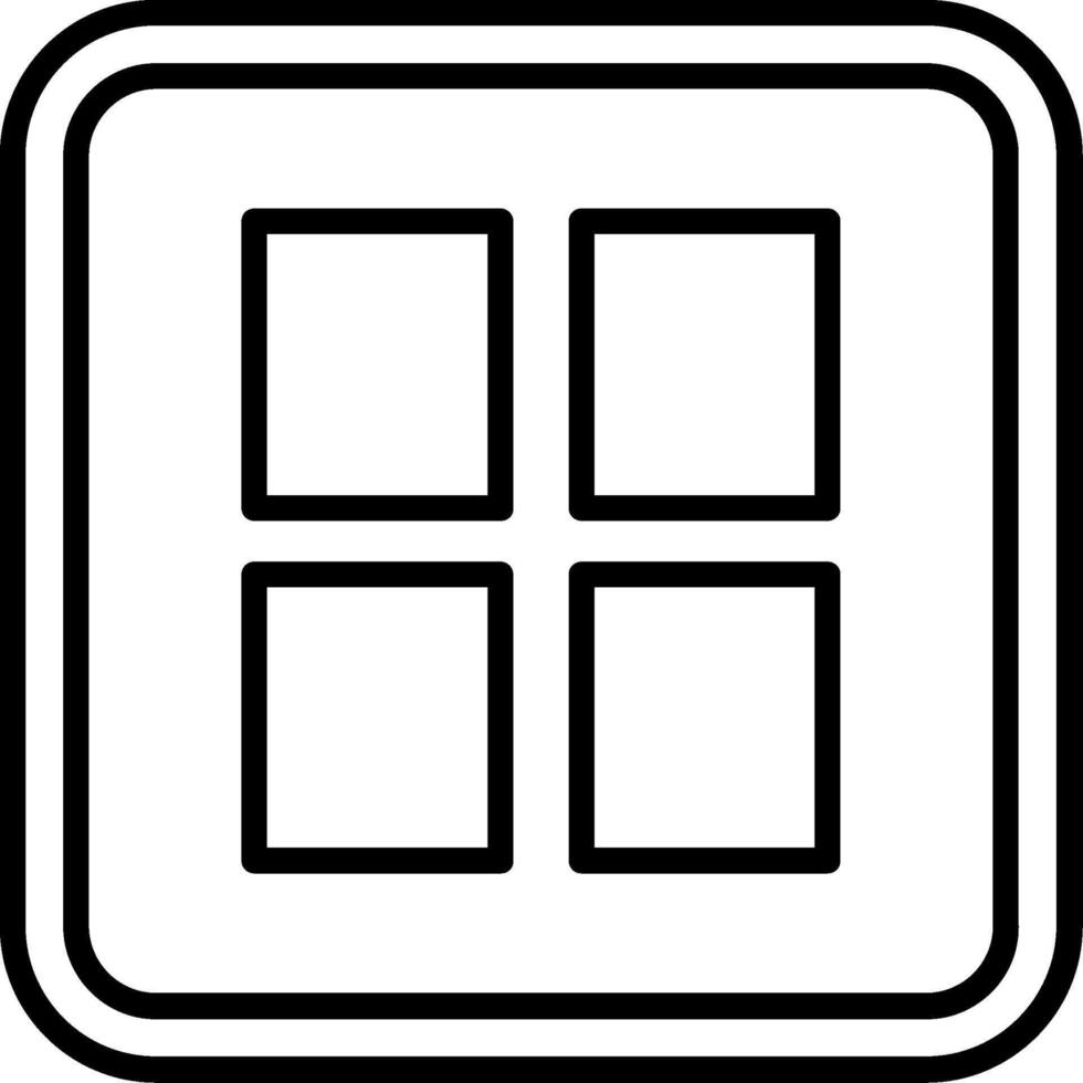 Menu Line Icon vector