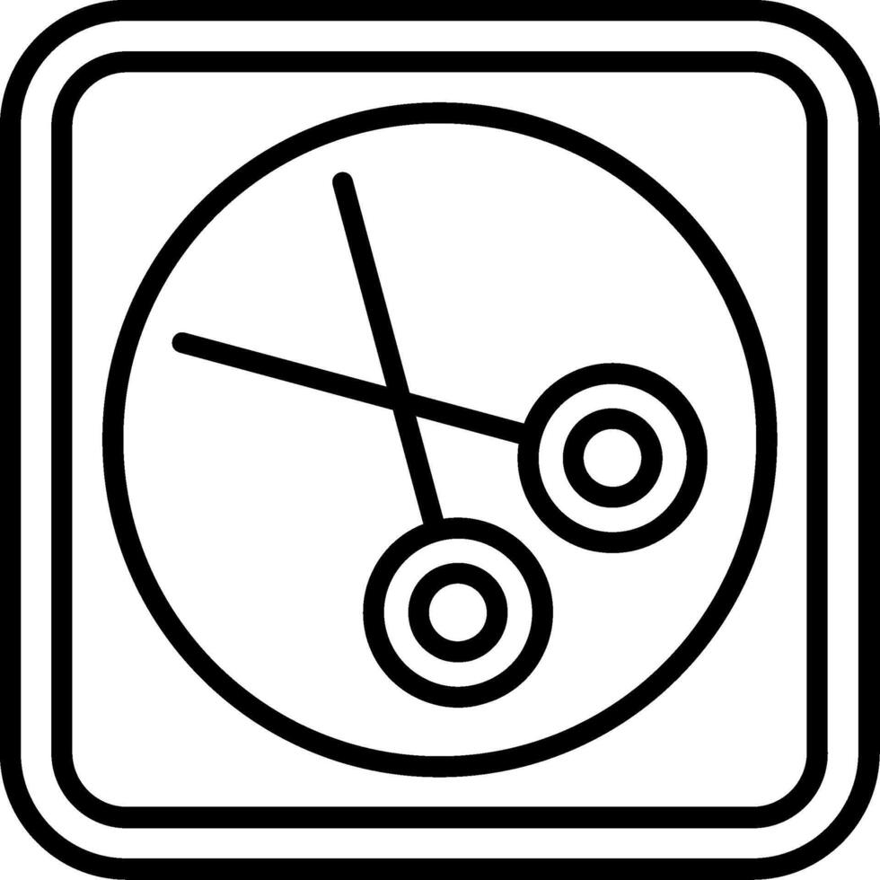 Cut Line Icon vector