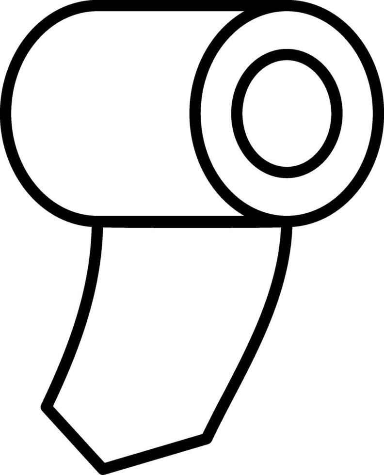 Arrow Down Line Icon vector