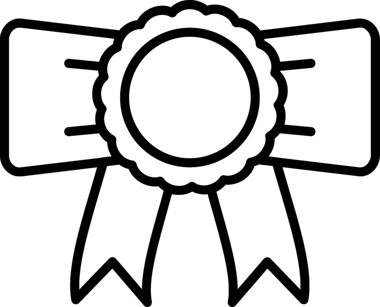 Bow Line Icon vector