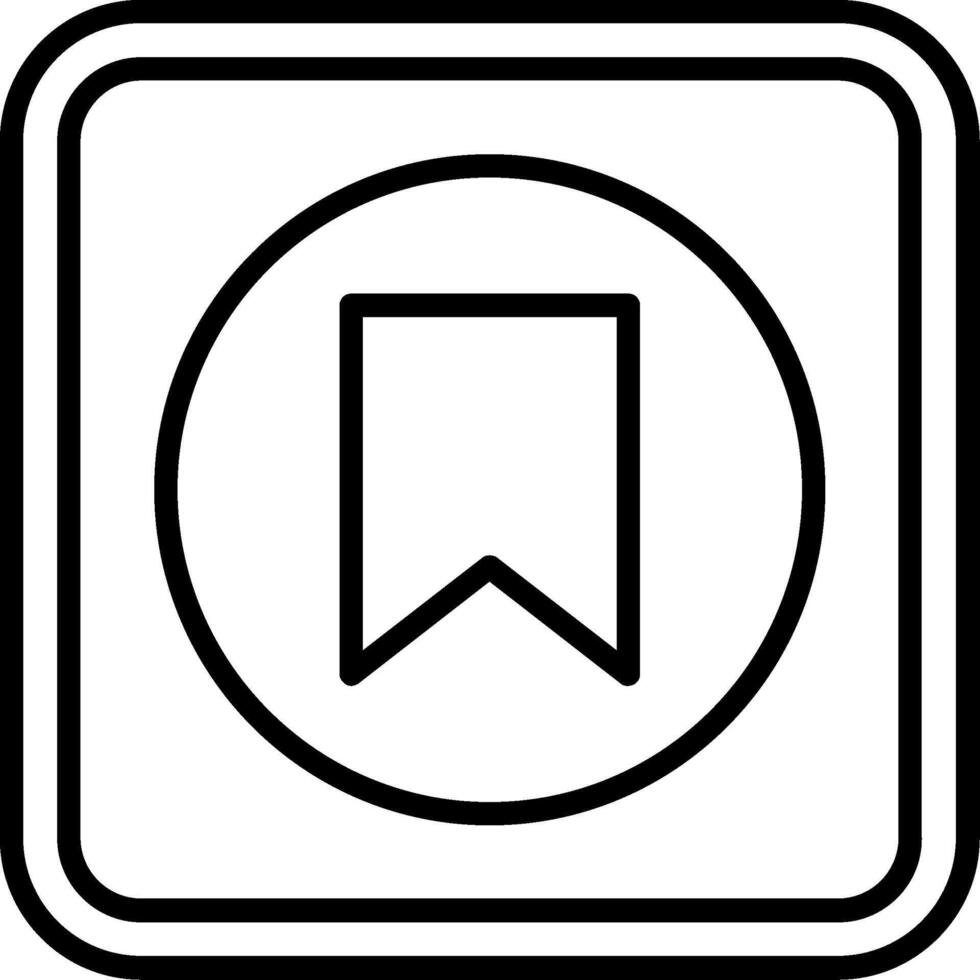 Label Line Icon vector