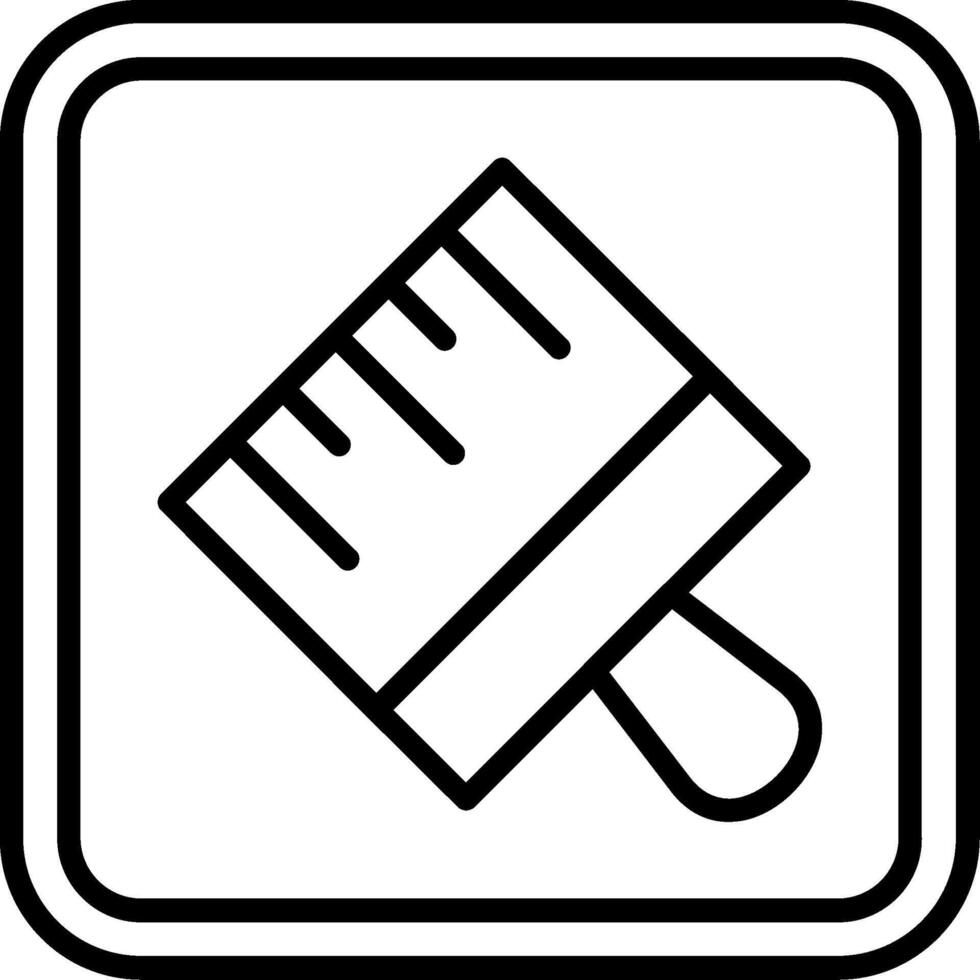 Brush Line Icon vector