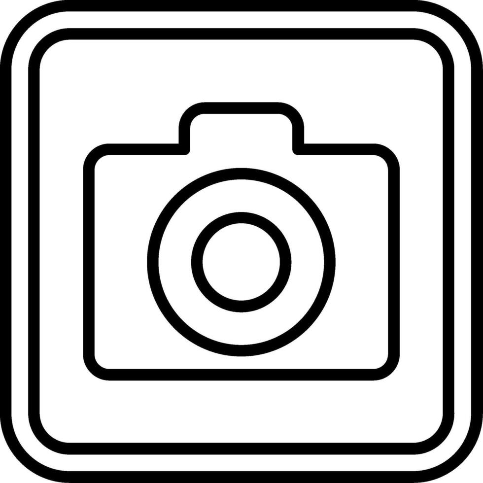 Camera Line Icon vector