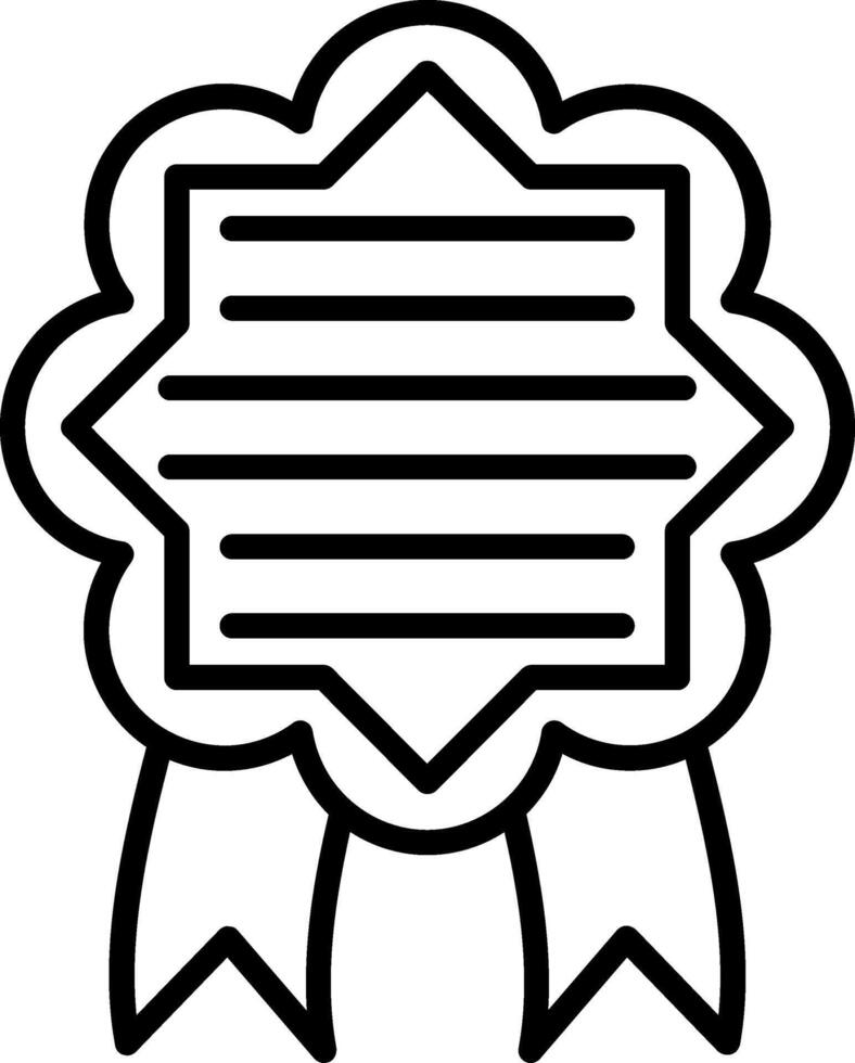 Award Line Icon vector