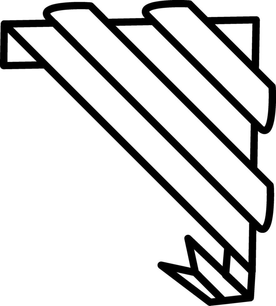 Banner Line Icon vector