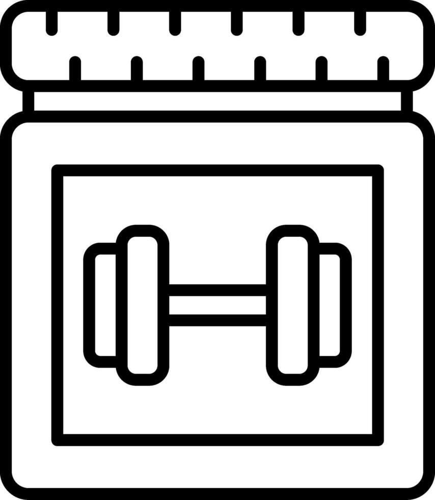 Protein Line Icon vector