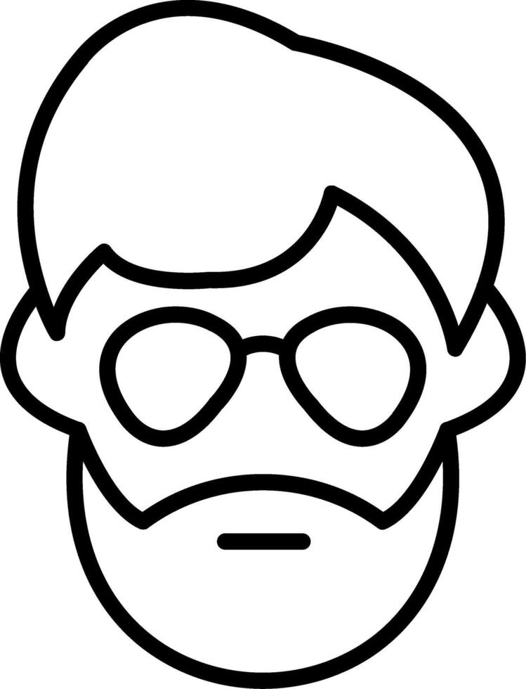 Man Line Icon vector