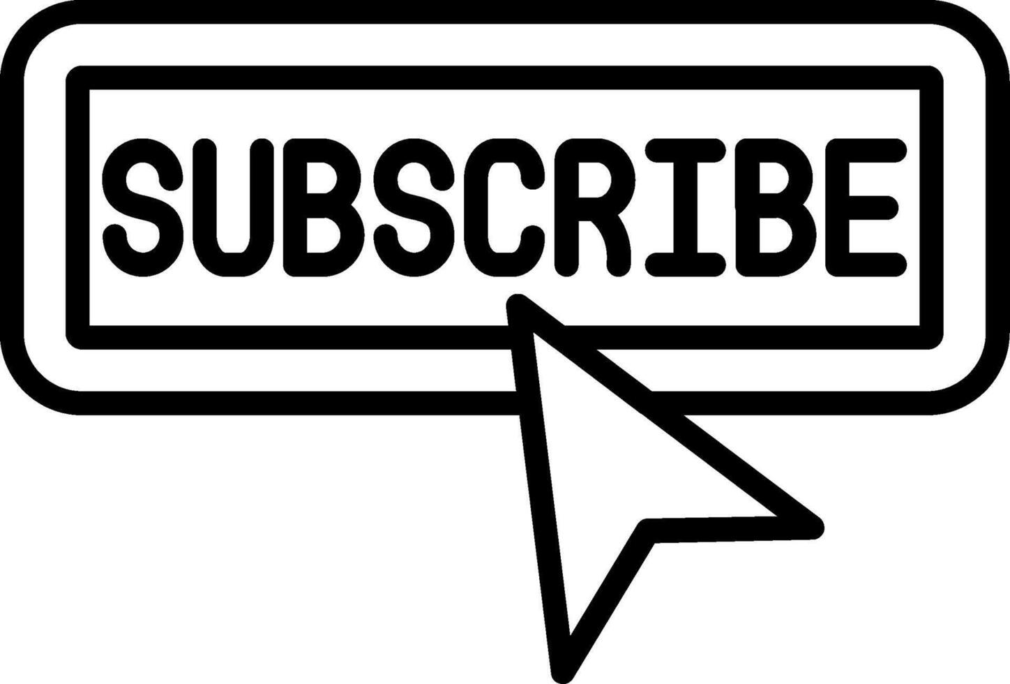 Sub Line Icon vector