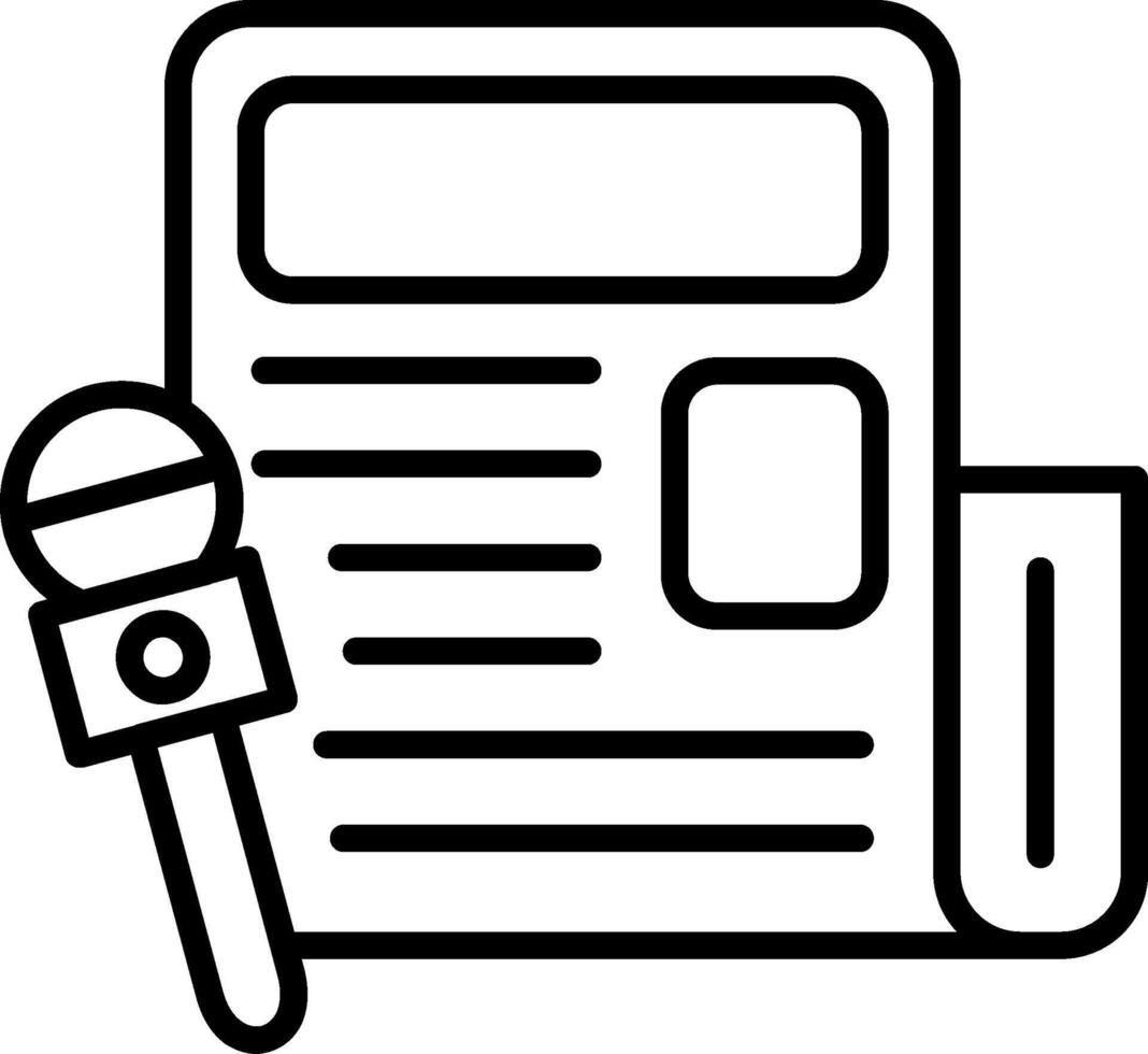 Press Line Icon vector