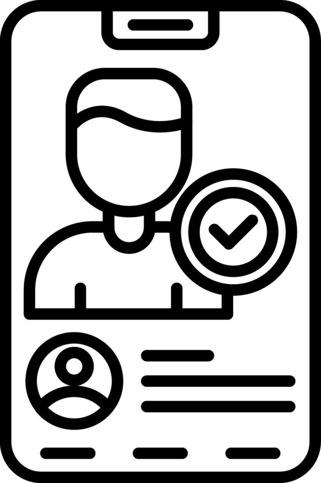 Available Line Icon vector
