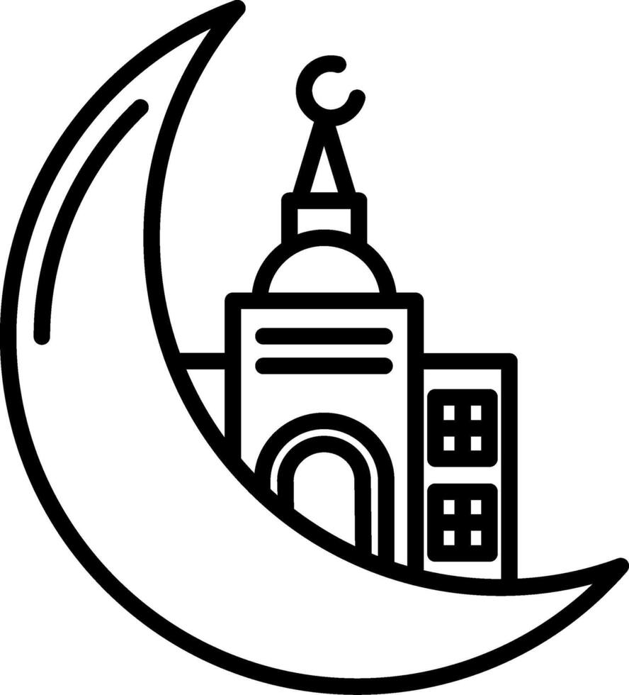 Islam Line Icon vector