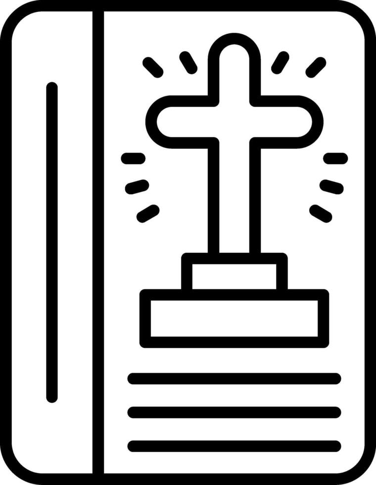 Book Line Icon vector