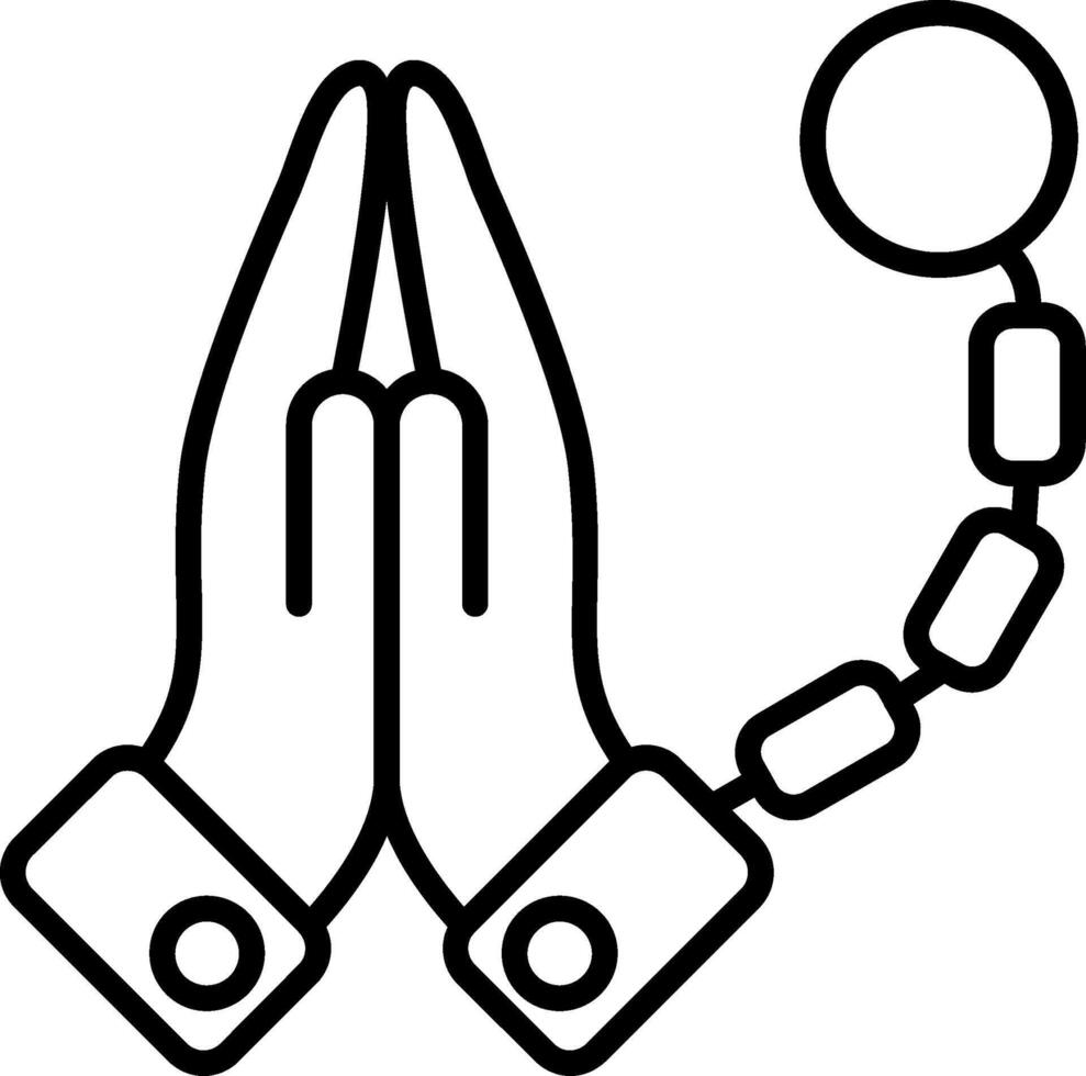 Forgiven Line Icon vector