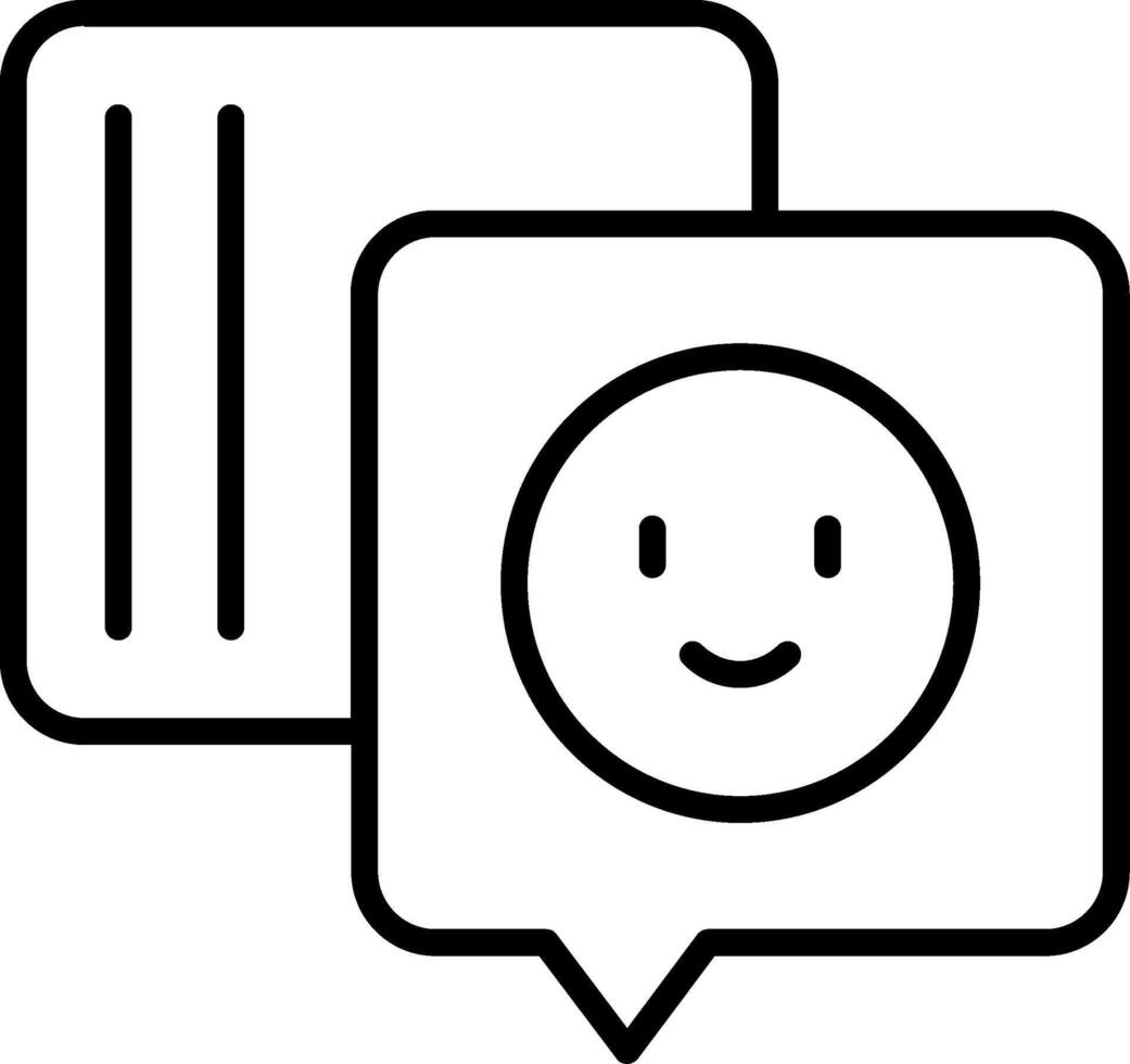 Emoji Line Icon vector