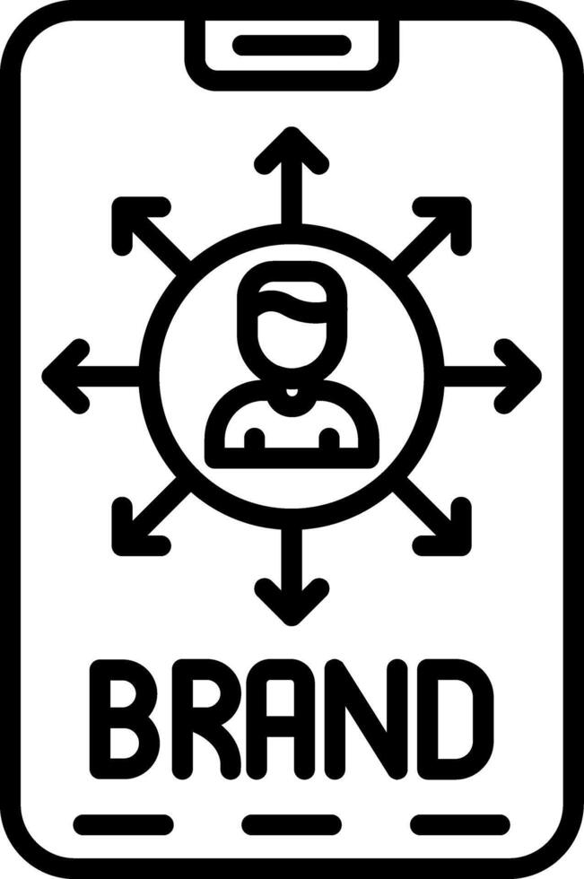 Viral Line Icon vector
