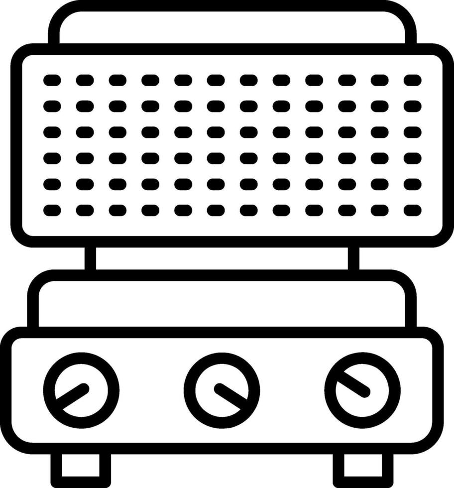 Maker Line Icon vector