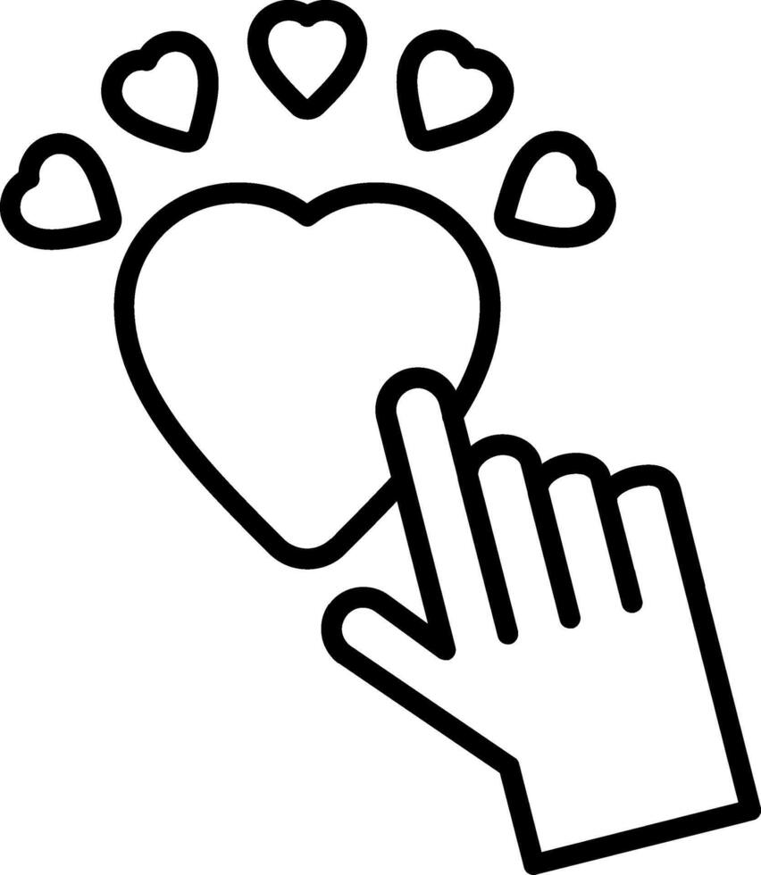 Favorite Line Icon vector