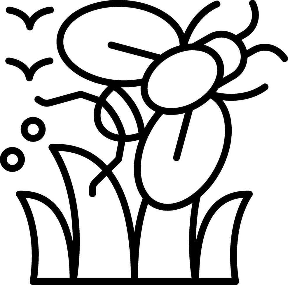 Bee Line Icon vector