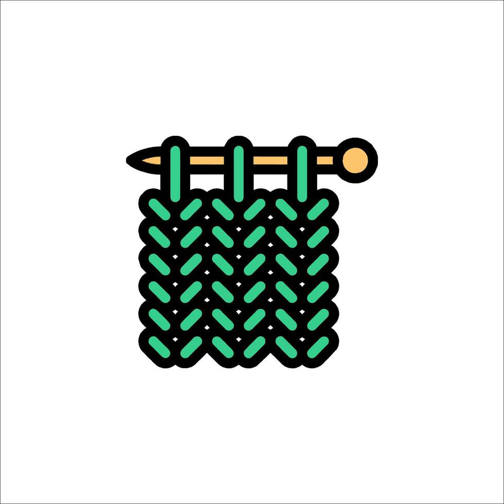 Knitting icon illustration vector